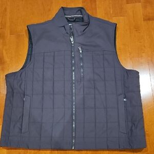 Ovis Men's Quilted Vest - Dark Gray